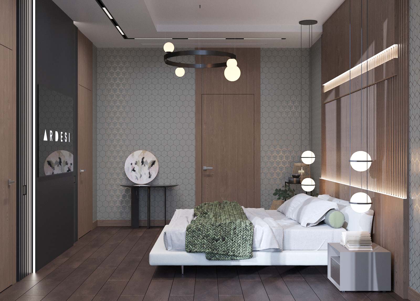 Интерьер двухэтажного загородного дома