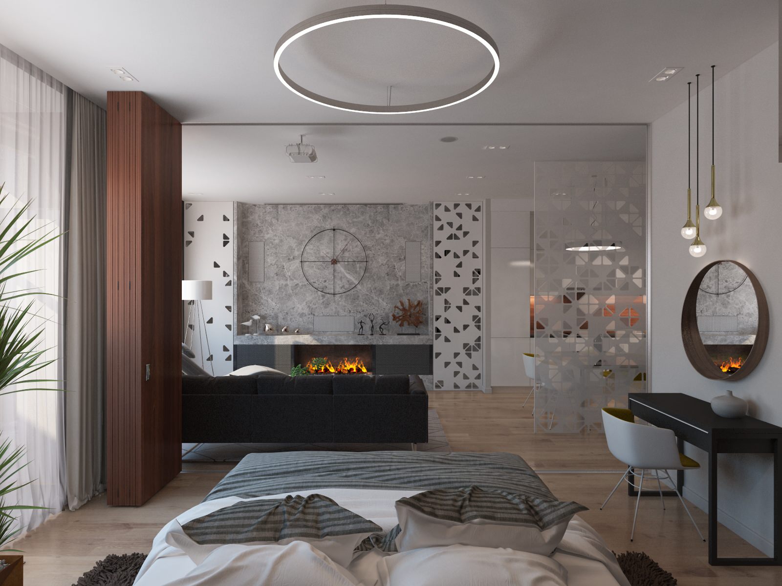 Спальня-гостиная