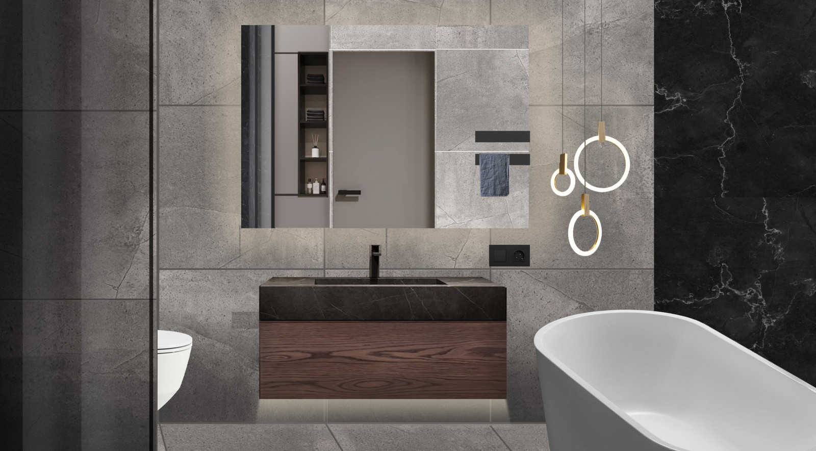 Кухня-гостиная в ЖК Сказка град