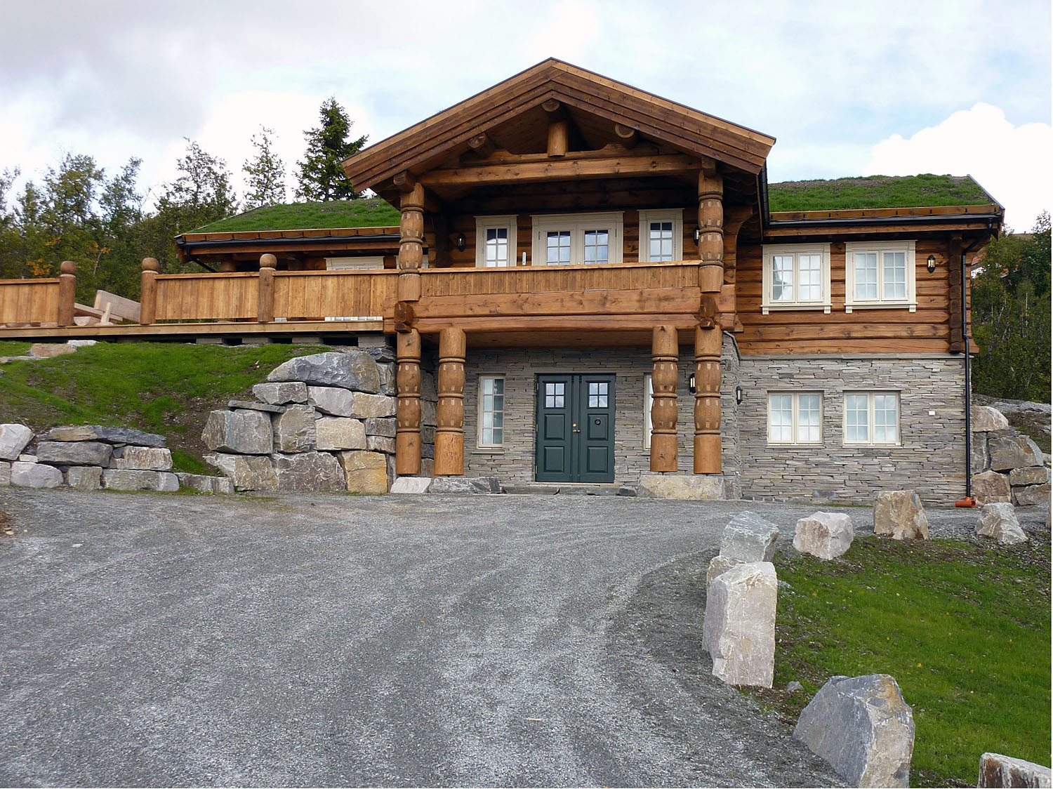 Наш дом в Норвегии из лафета