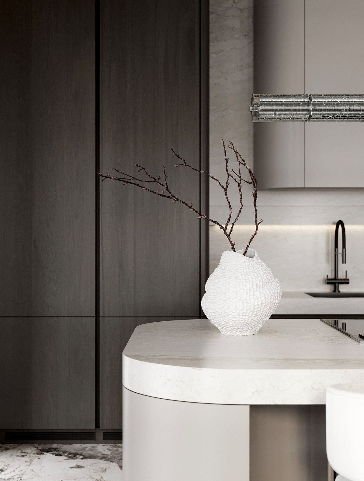 Просторная кухня-гостиная