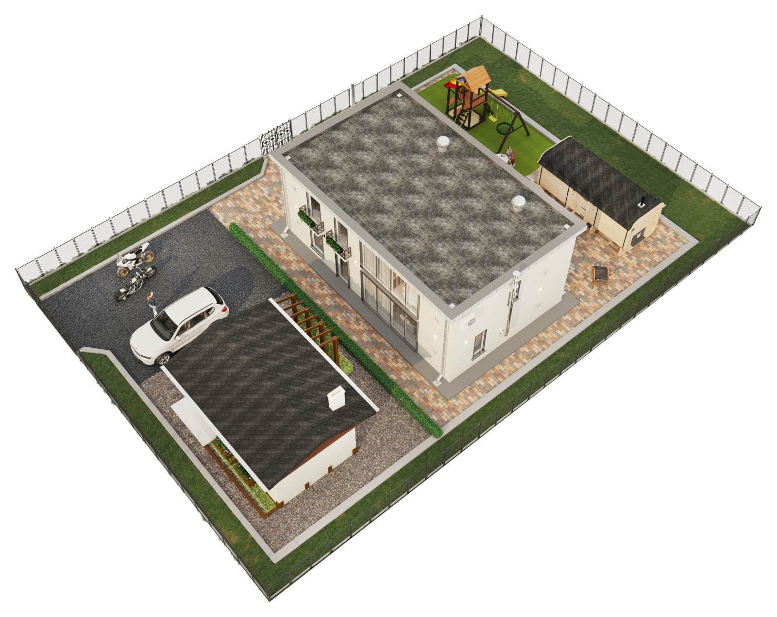 Частный дом 168 м2 в посёлке Романово-Лайф, Подмосковье