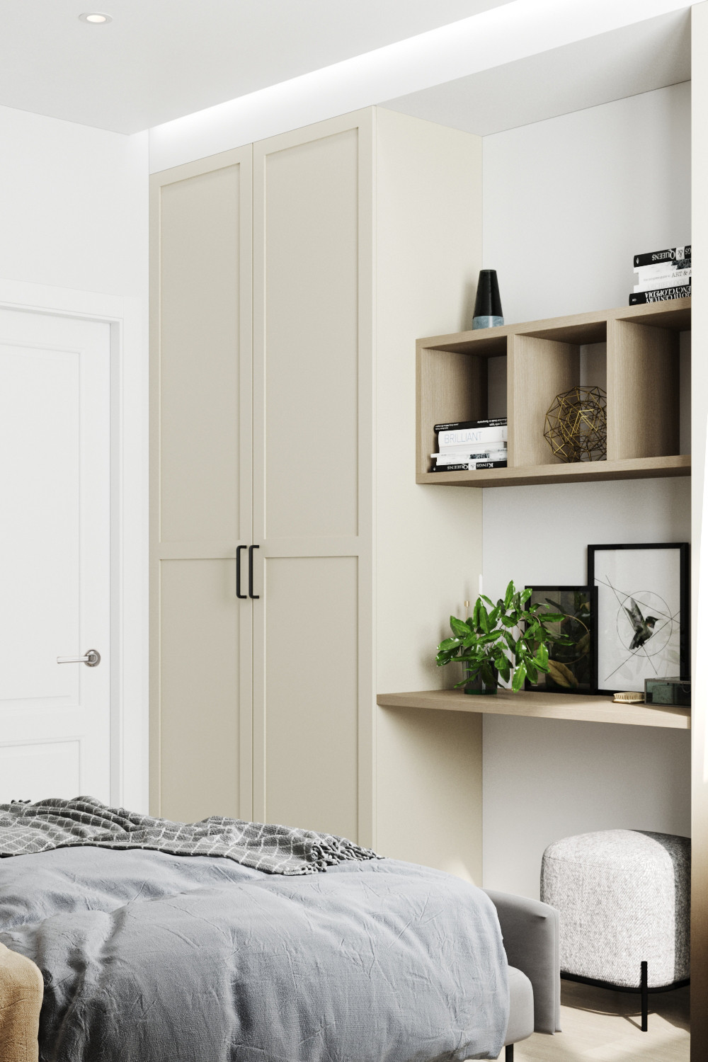 Дизайн-проект для молодой девушки 45,кв.м