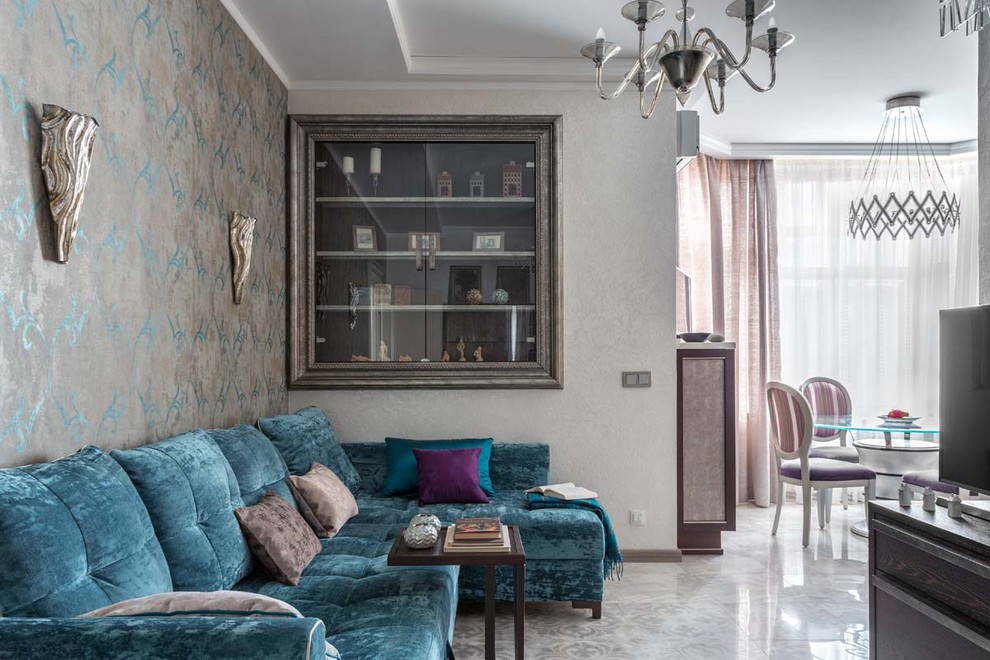 Квартира с ромбами