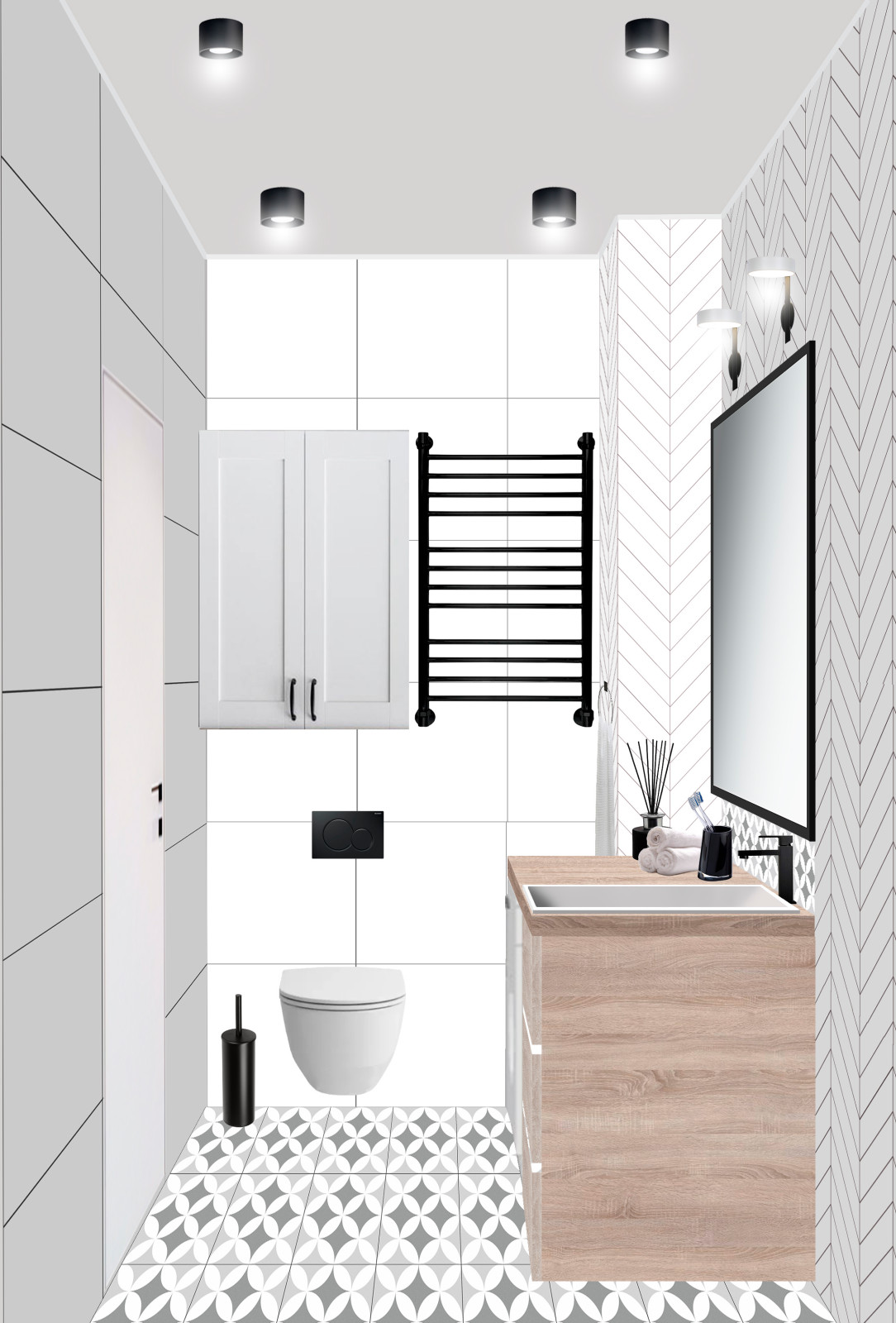 Обложка проекта: Квартира для отпуска. Эскизный проект.