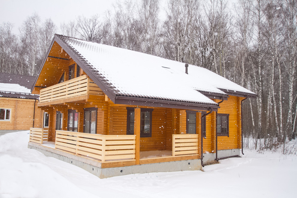 Деревянный дом из клееного бруса 237 метров (СП-237 GOOD WOOD)