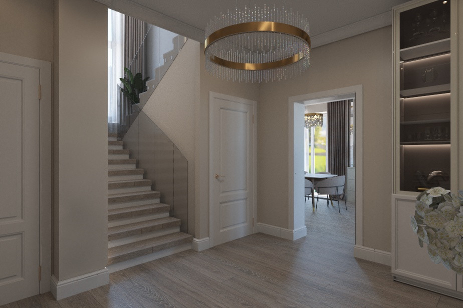 Обложка проекта: Двухэтажный дом для семьи с тремя детьми.