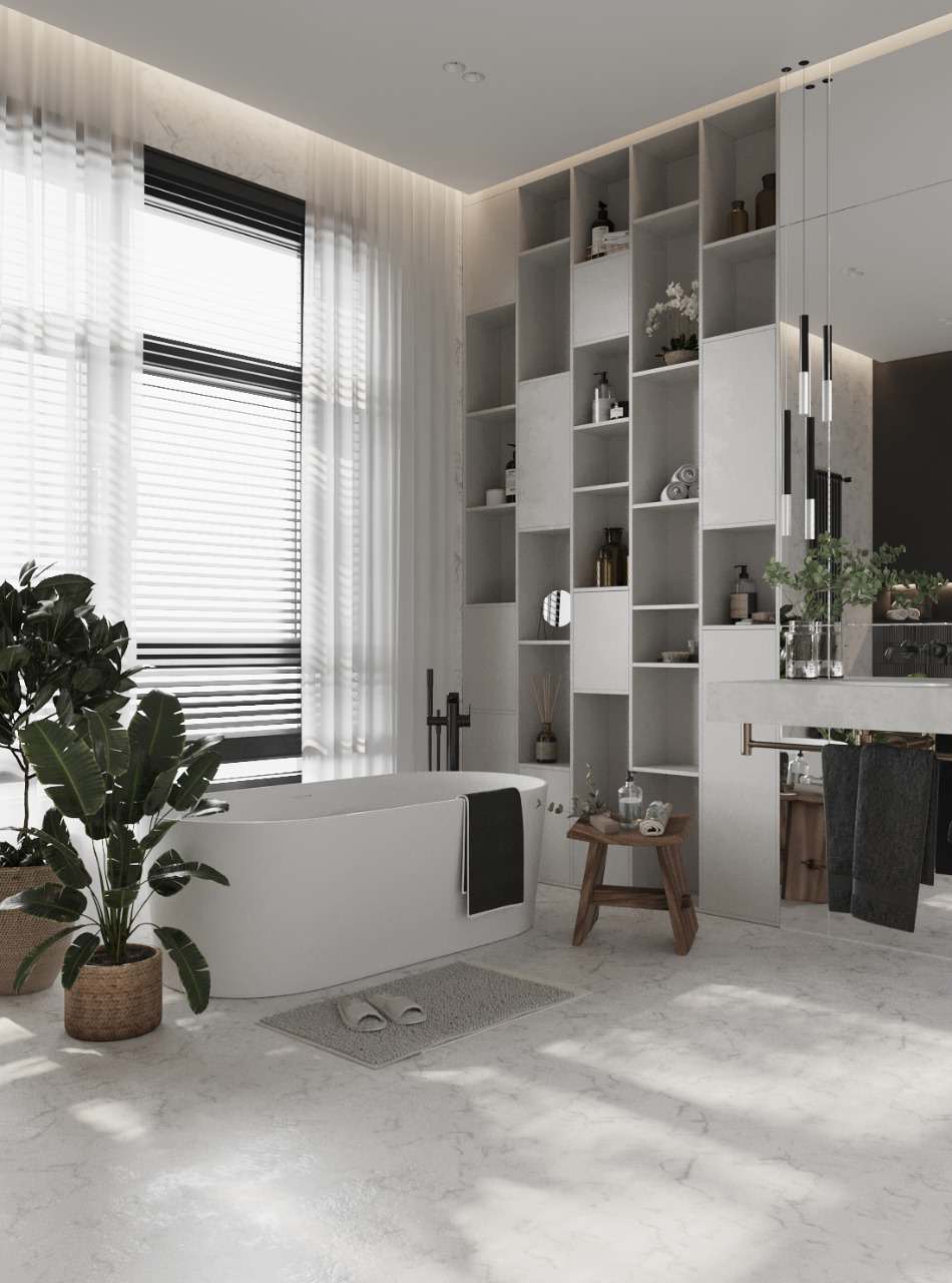 Санузел в таунхаусе в поселке Новорижский, 277 м2