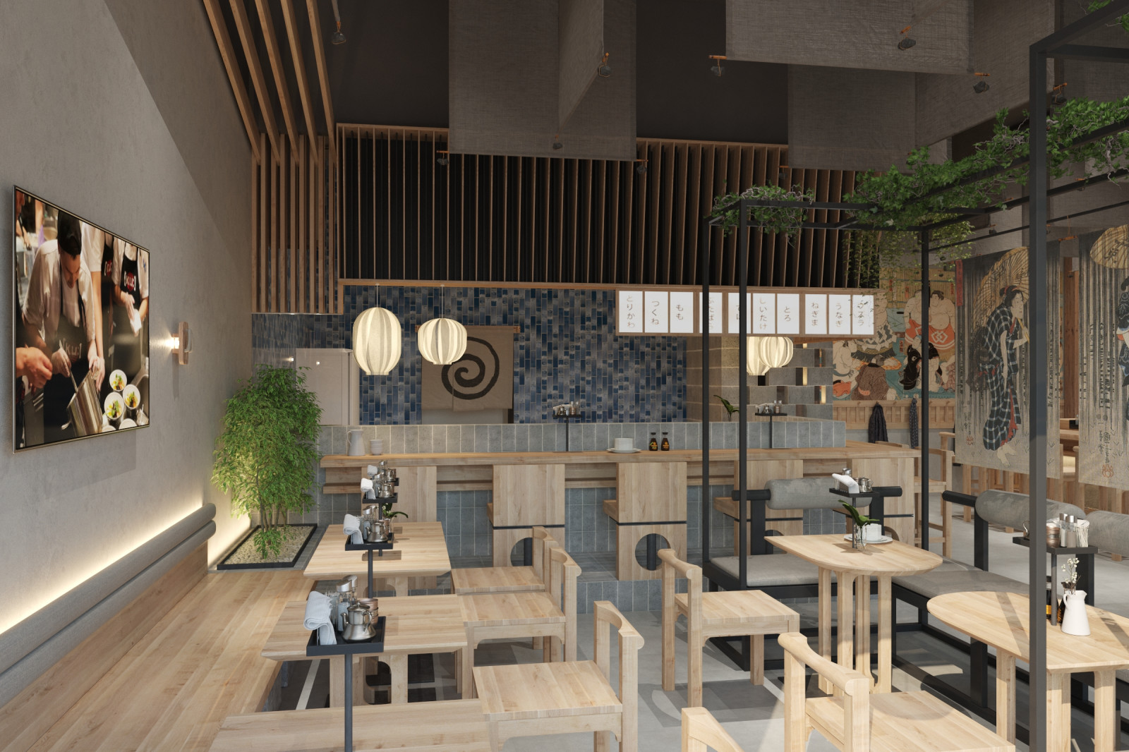 Интерьер РАМЕННОЙ