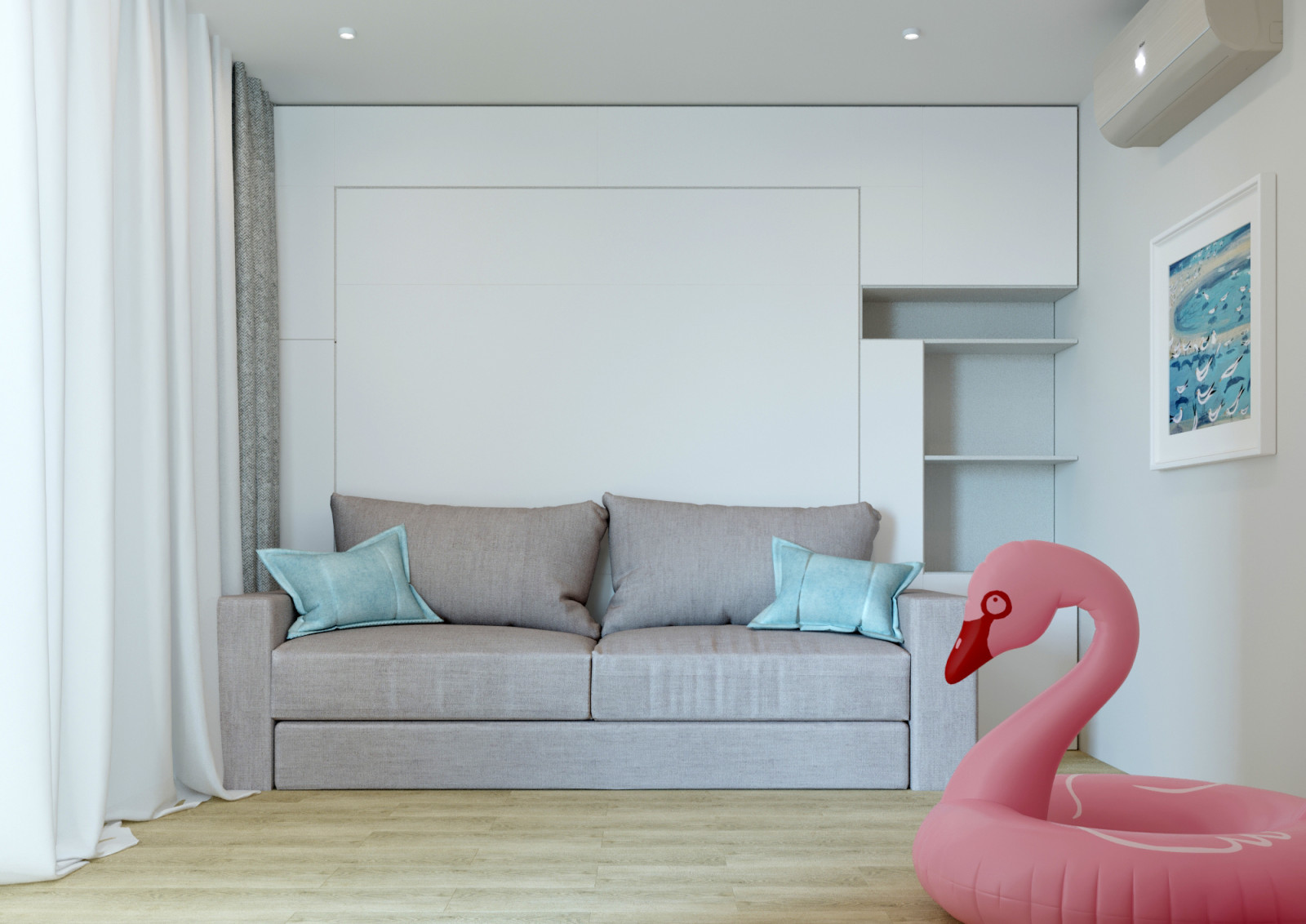 Квартира  с выходом на крышу на берегу Черного моря