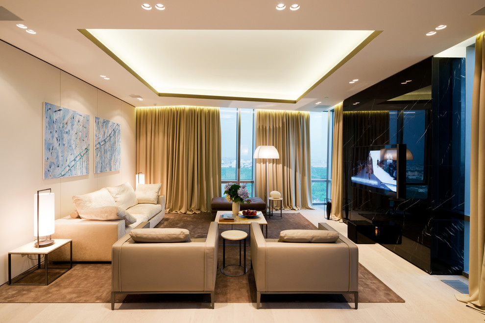 Обложка проекта: ИНТЕРЬЕРЫ АПАРТАМЕНТОВ НА 47 ЭТАЖЕ