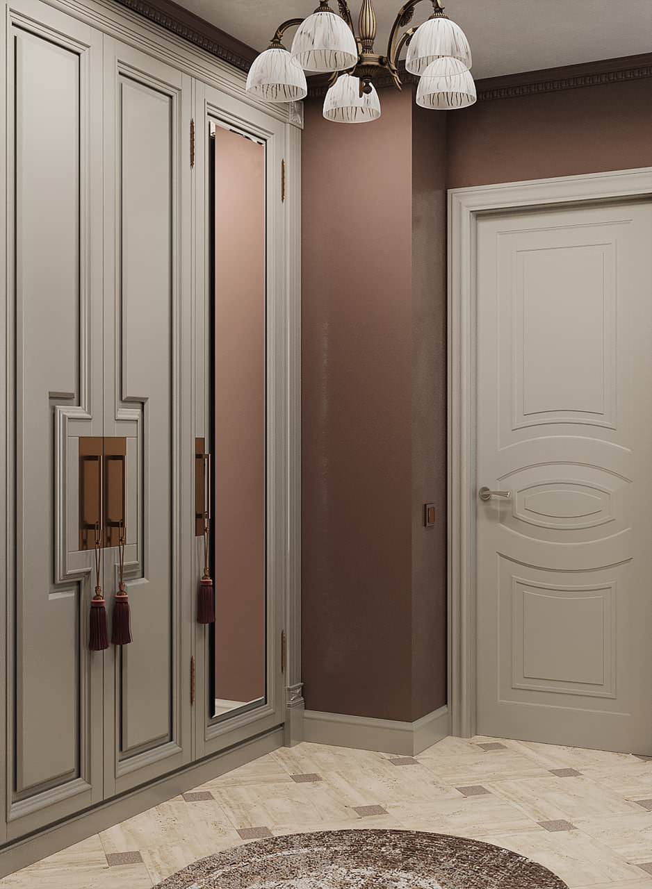 Квартира с намёком на классику на ул. Батальонная