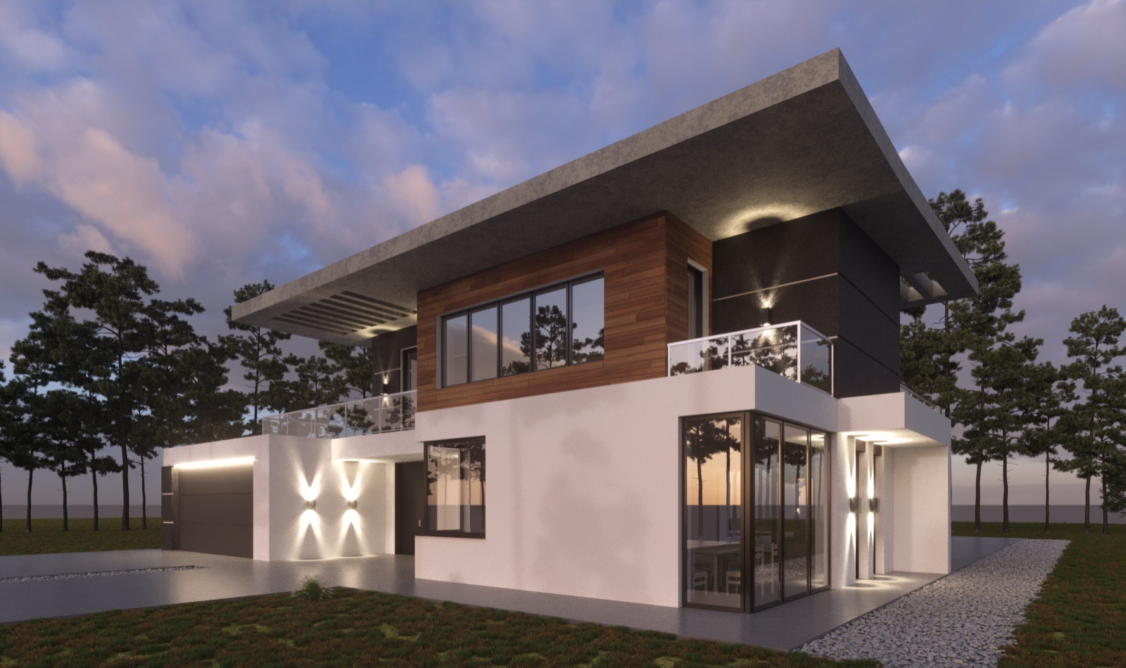 Проект частного жилого дома