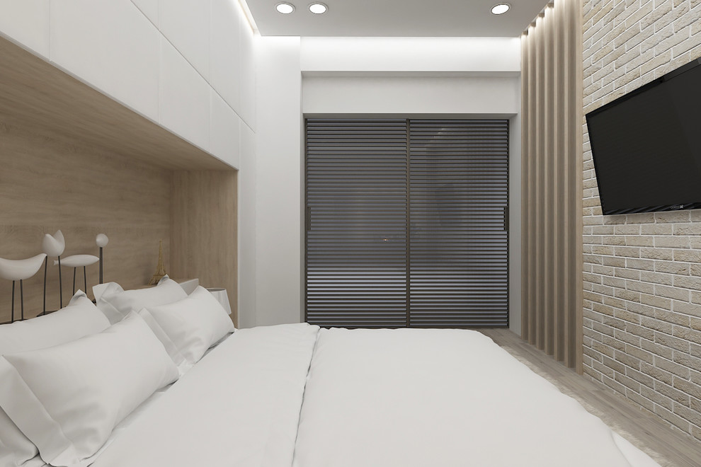 Маленькая спальня в стиле минимализм