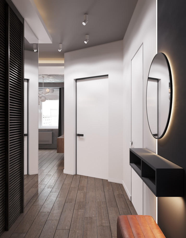 Дизайн интерьера квартиры в современном стиле. Минск.  ул. Туровского