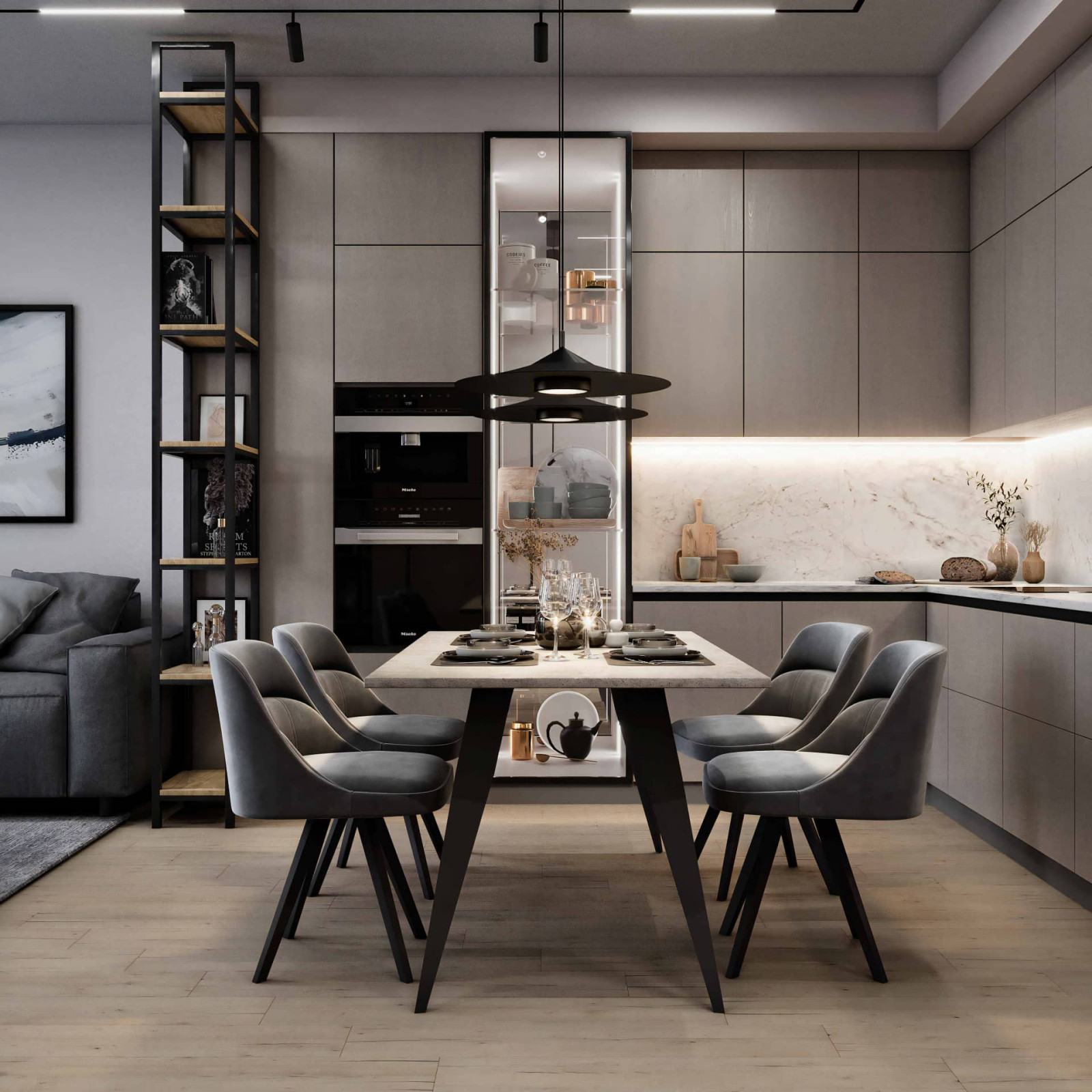 Дизайн и ремонт квартиры в ЖК «Хорошёвский» — Неоклассика для кота