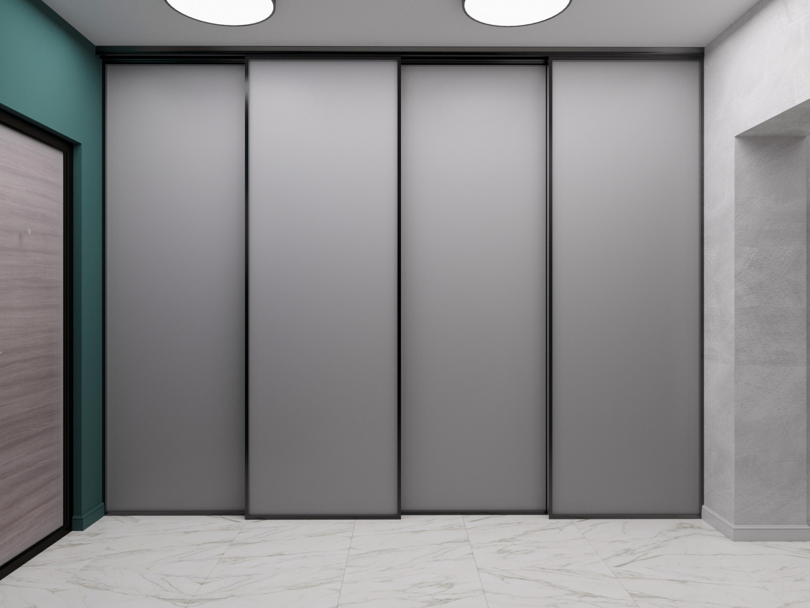 Прихожая и коридор в загородном доме. Кемеровская обл.