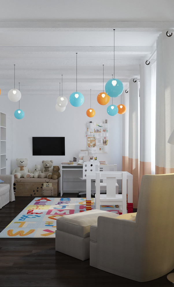 Квартира в современном стиле с элементами экостиля. Москва. 135 кв.м.