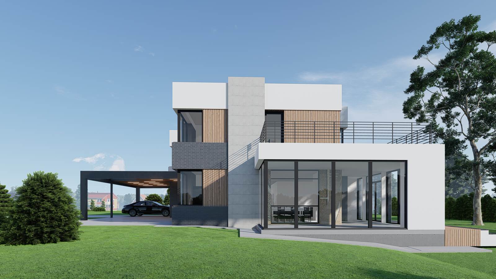 Hi-tech modern house