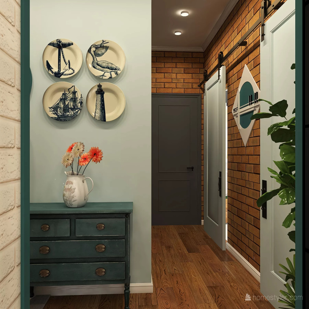 Квартира с яркими акцентами для супругов с двумя детьми