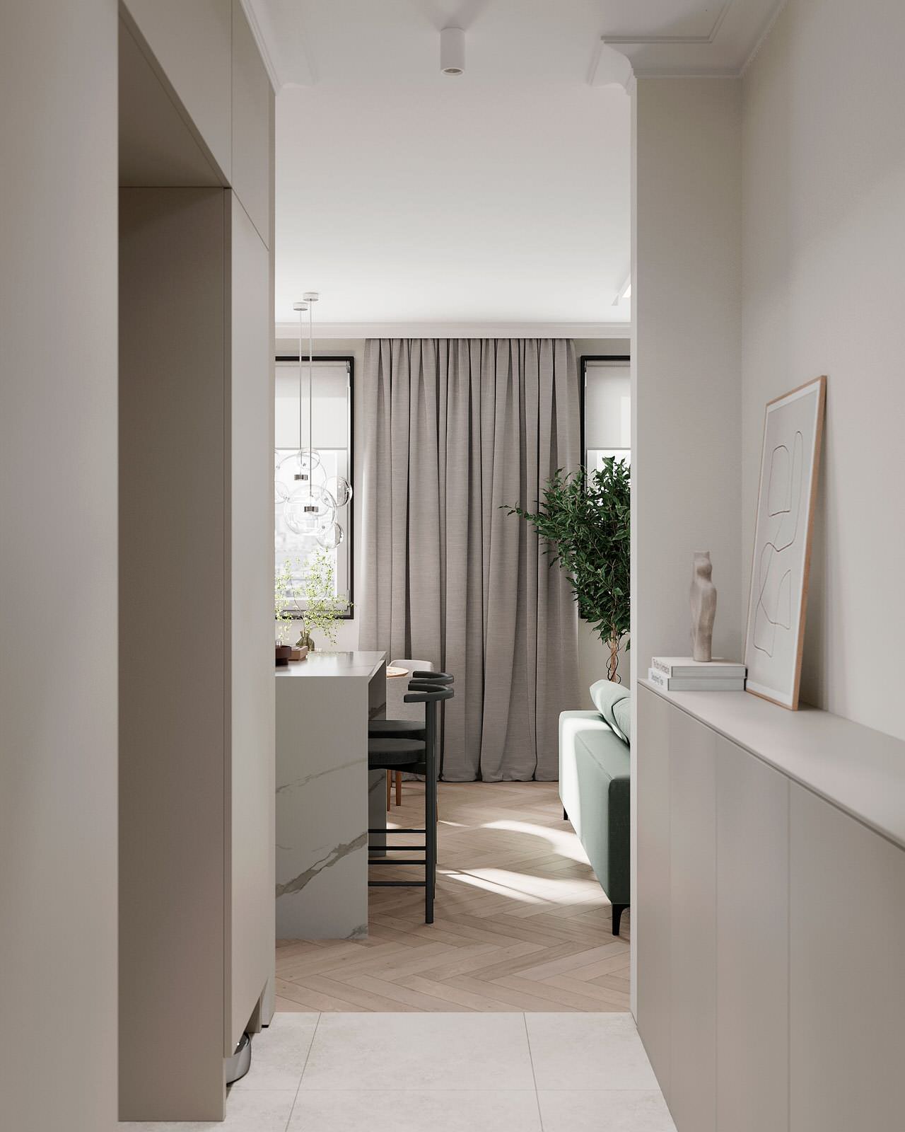 ЖК Сиреневый парк, 70 м2