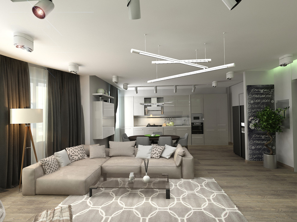 Проект  квартиры в стиле минимализм