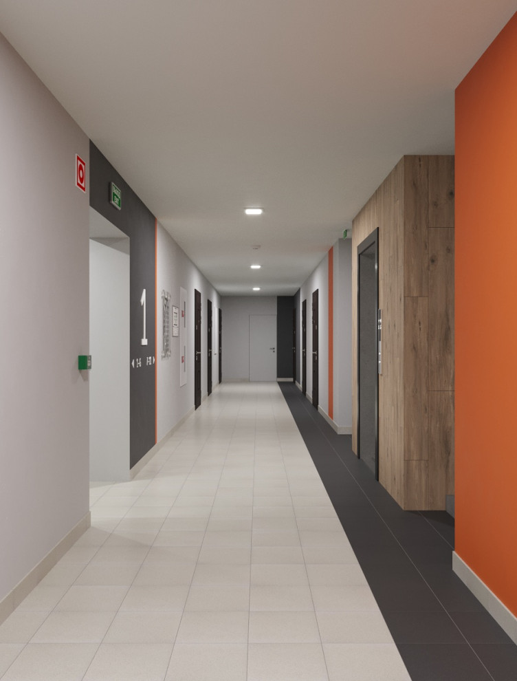 Дизайн подъезда многоквартирного дома в Уфе