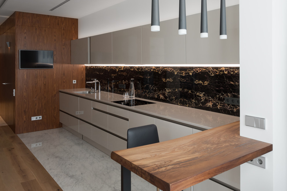 Обложка проекта: Реализованные нами проекты - кухня Nolte Spot