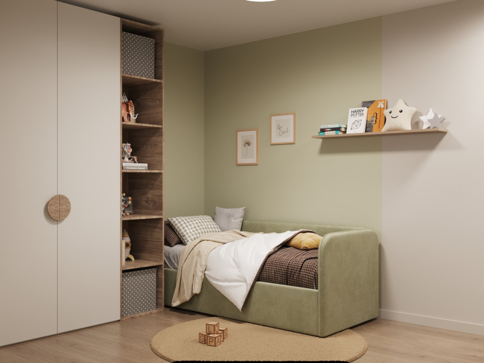 Проект квартиры 77 кв.м., ЖК КалининскийДетская