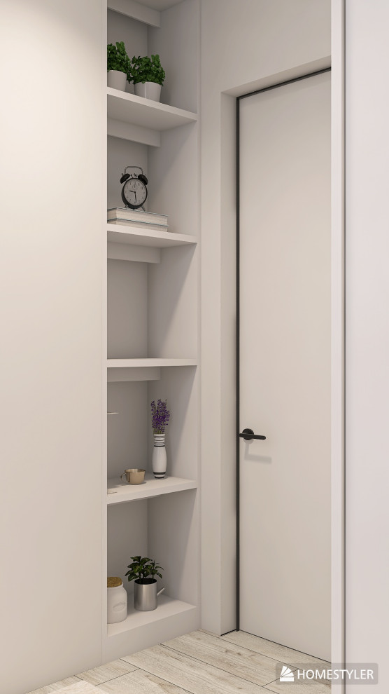 МИНИМАЛИЗМ С СОВРЕМЕННЫМ УЮТОМ 43 кв.м.