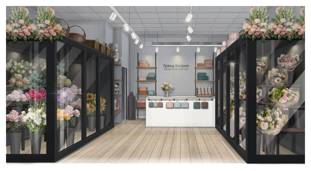 Обложка проекта: Проект реконструкции цветочного магазина