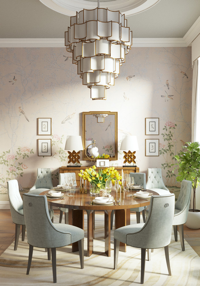 Обложка проекта: Transitional style dining room