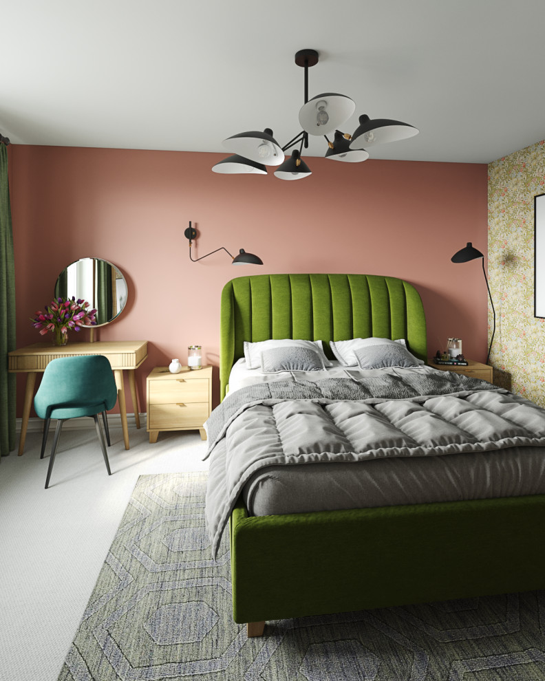 Bedroom for a web-designer in a detached house