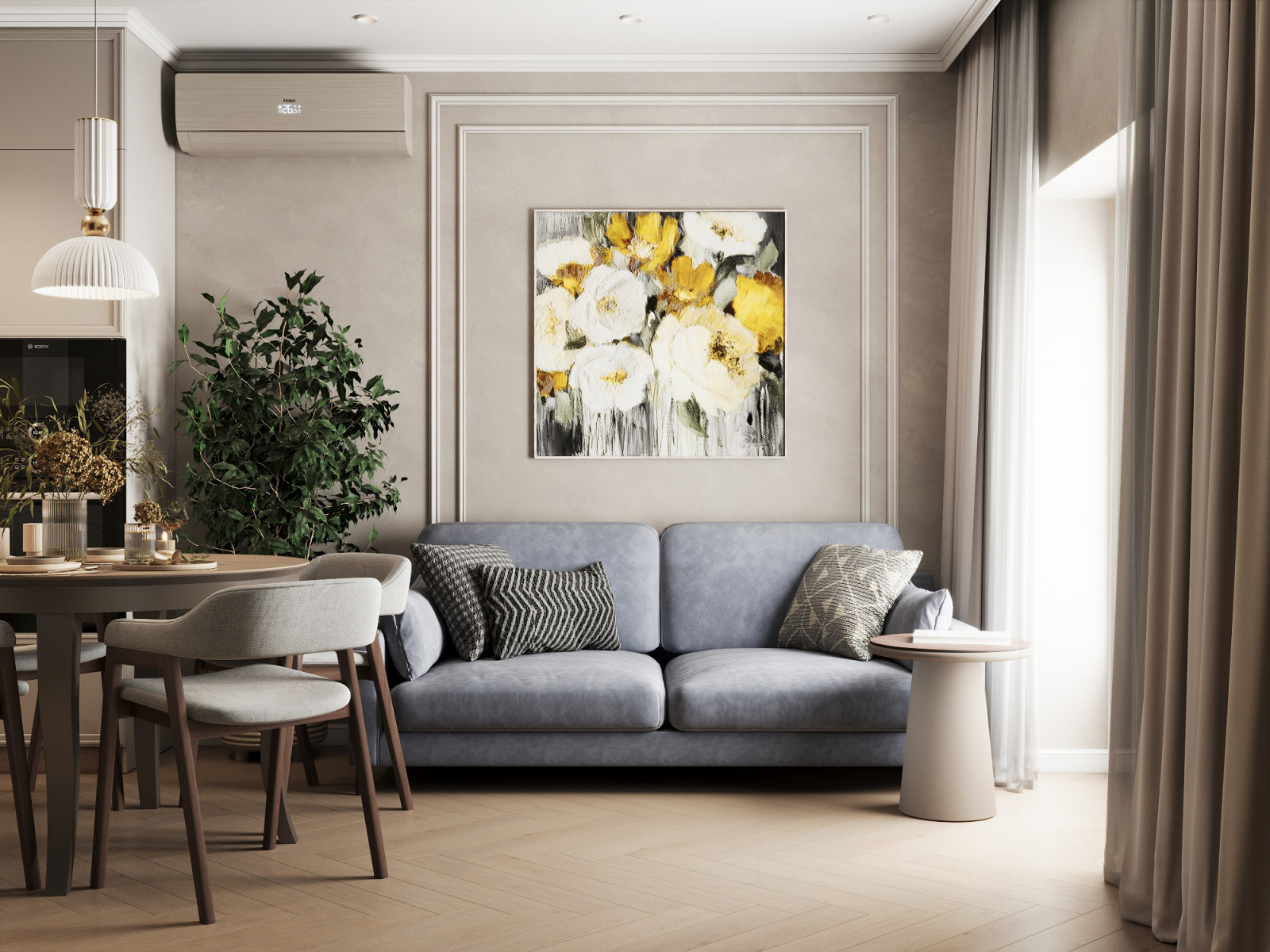 Обложка проекта: ЖК ТЕПЛЫЕ КВАРТАЛЫ. Квартира 85 м2