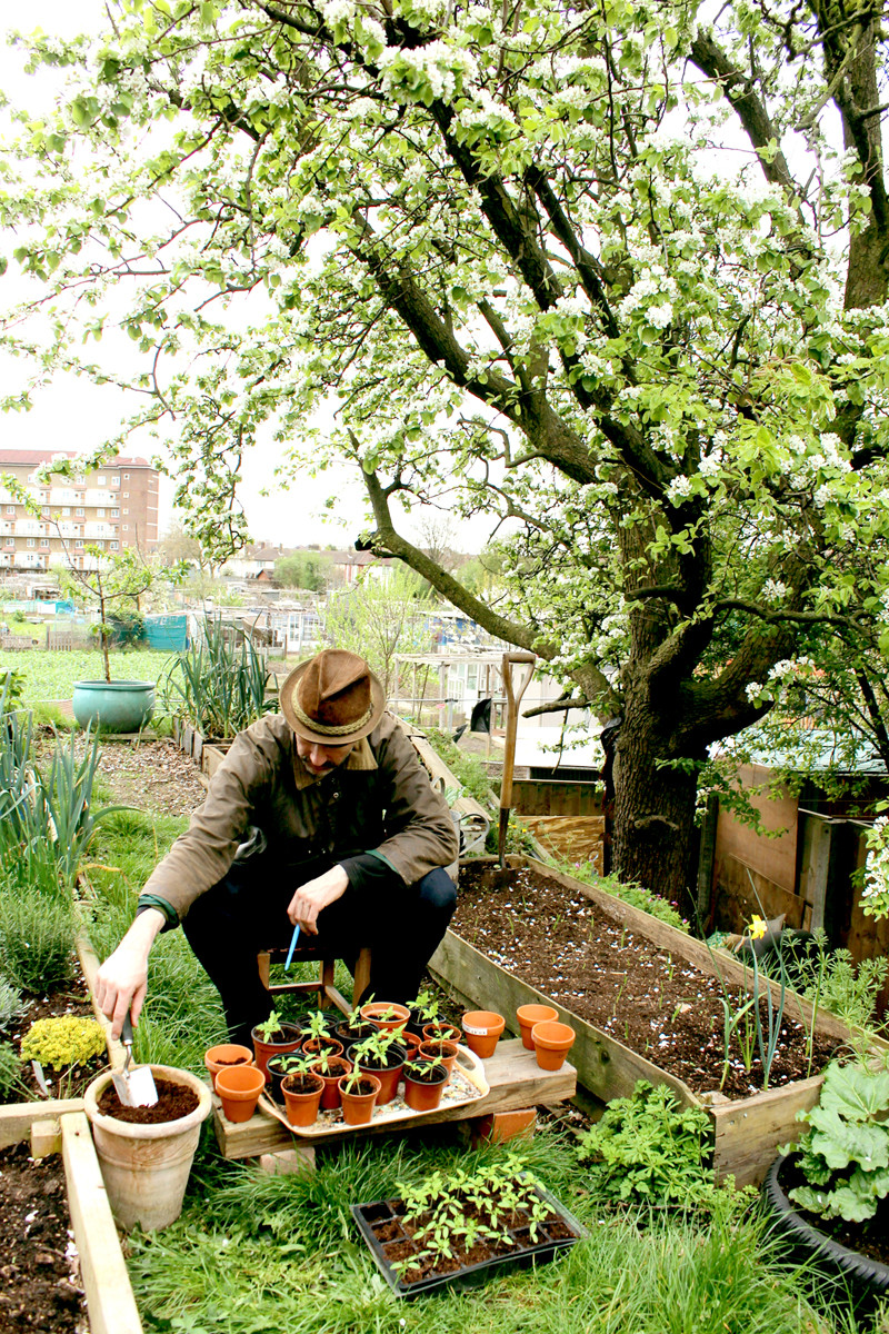 Как правильно: Отдыхать в саду, работая физически