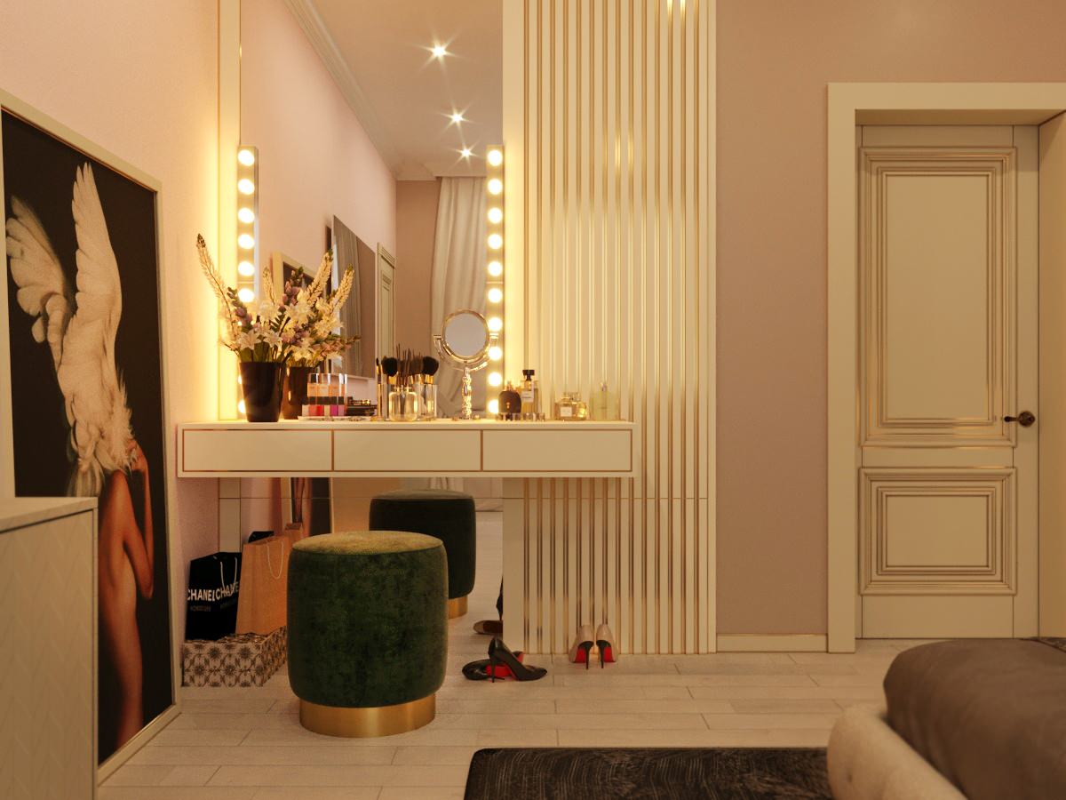 Обложка проекта: Спальная в частном доме площадью 250м2