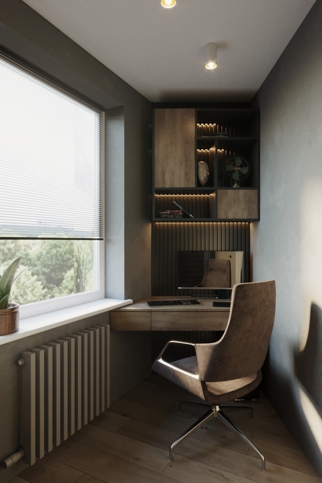 Дизайн - проект двухуровневой 4 к.кв 100 м2 в ЖК "Изумрудный"