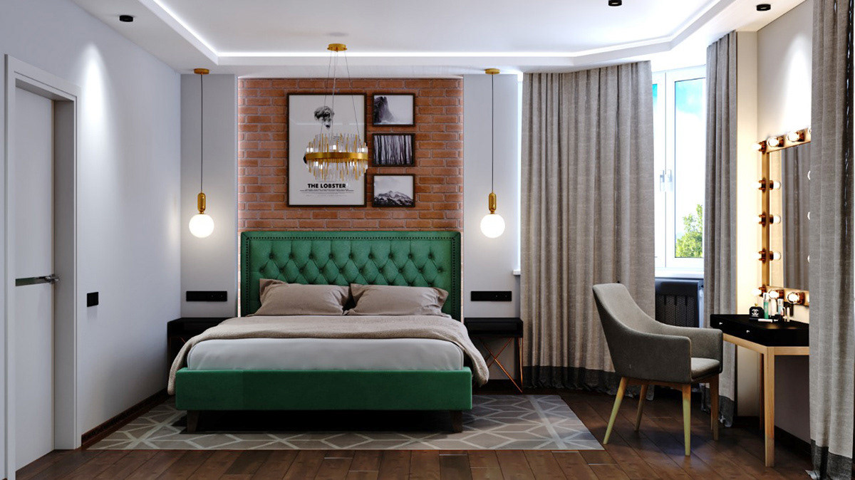 Дизайн-проект квартиры в г.Химки 65 м2 (стиль Лофт)