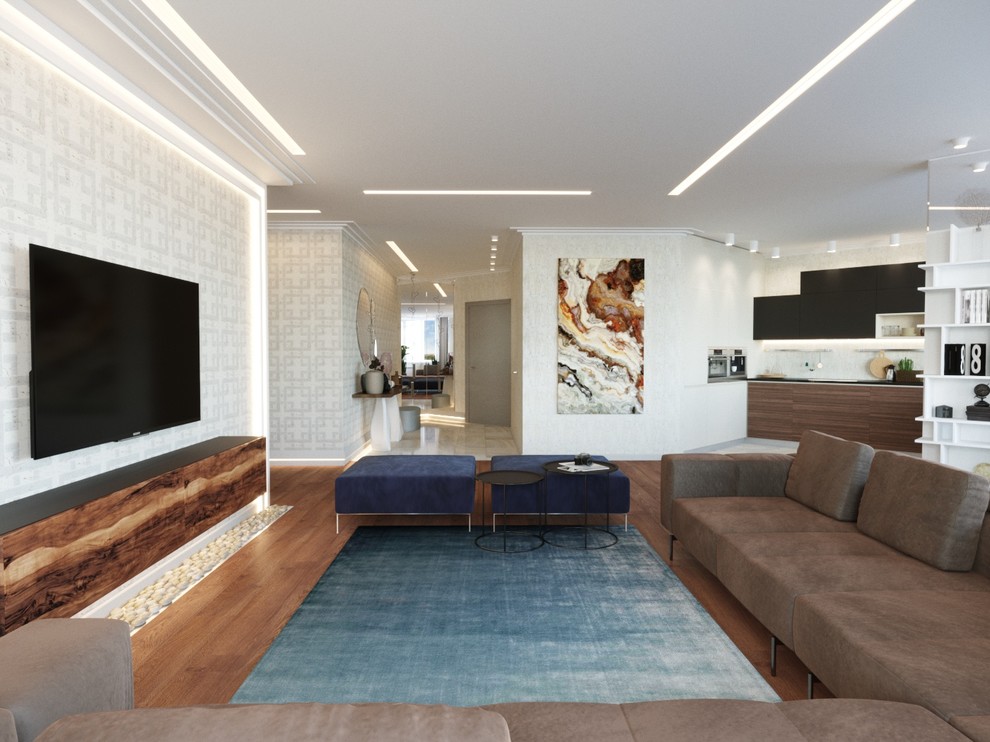 Дизайн квартиры "Симбиоз с природой"