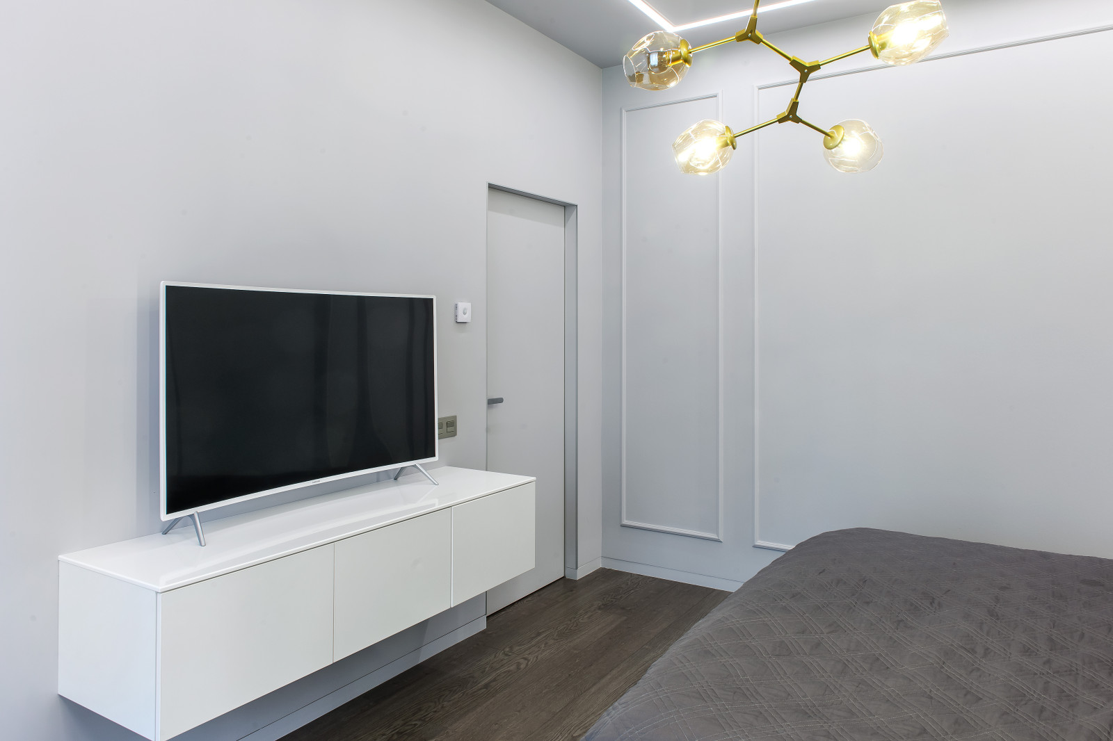 Спальня. Дизайн проект квартиры на Петровском острове