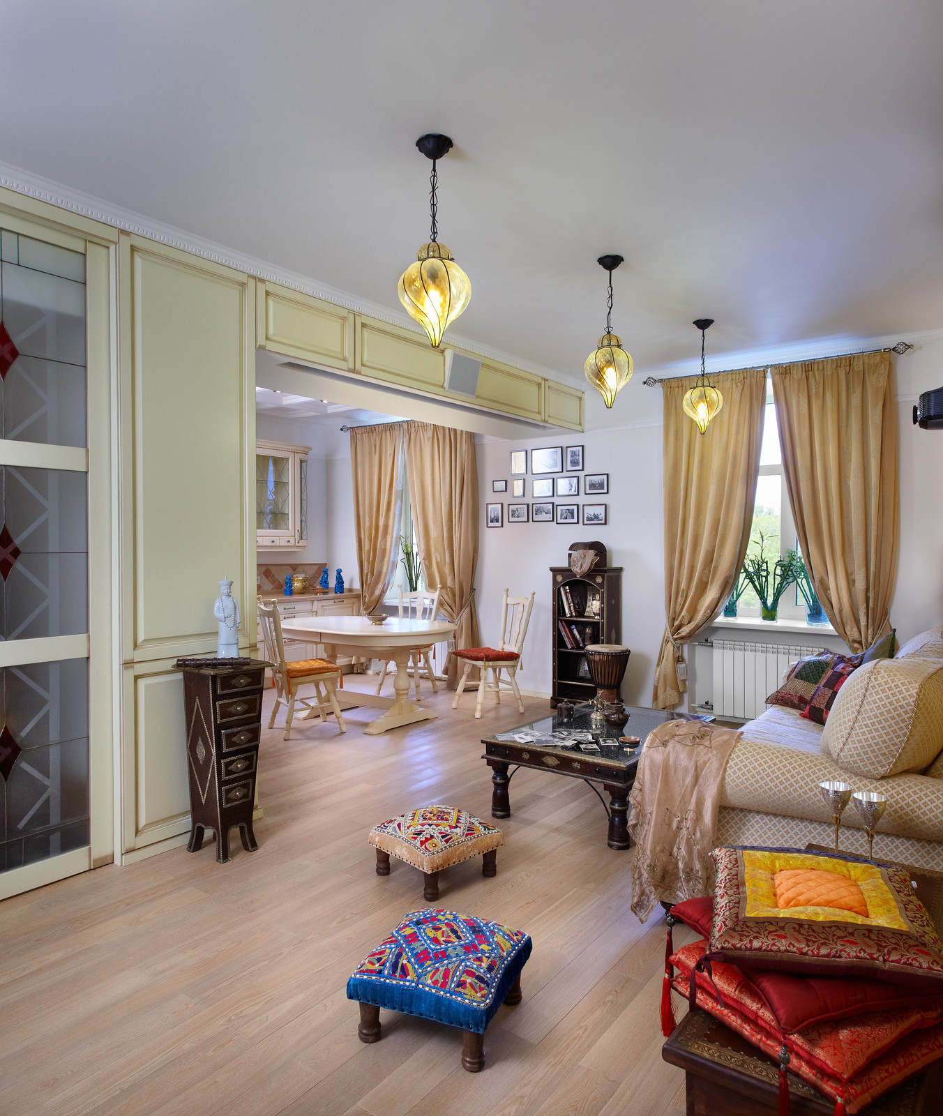 Квартира с колоритом Индии