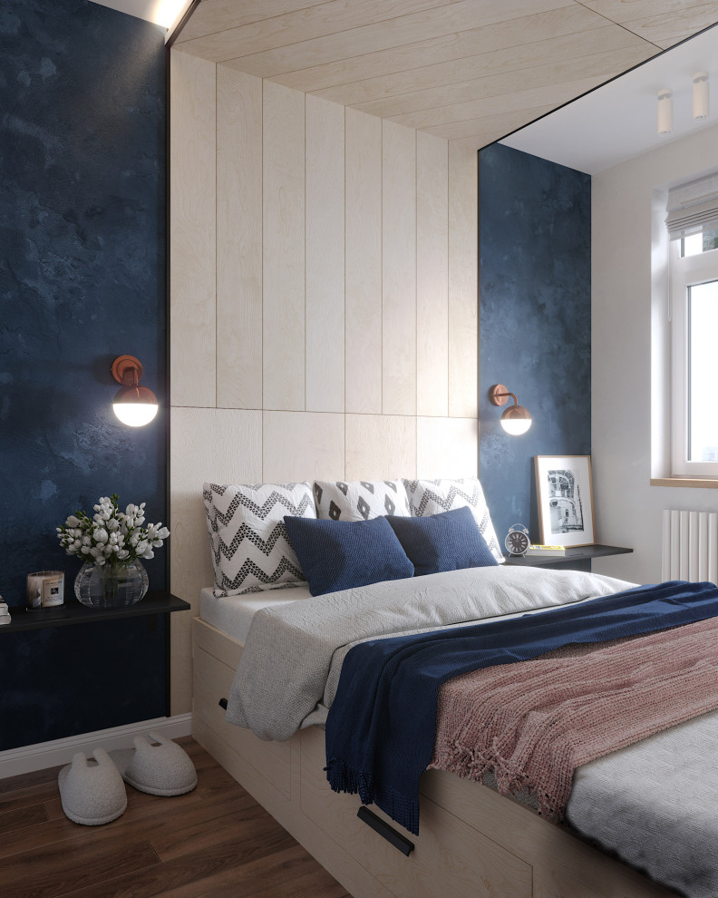 Интерьер в природной гамме для семьи с двумя детьми