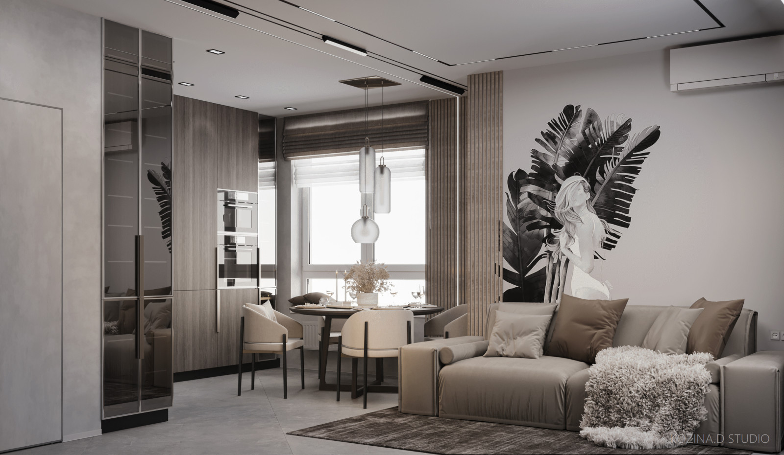 Кухня-гостиная