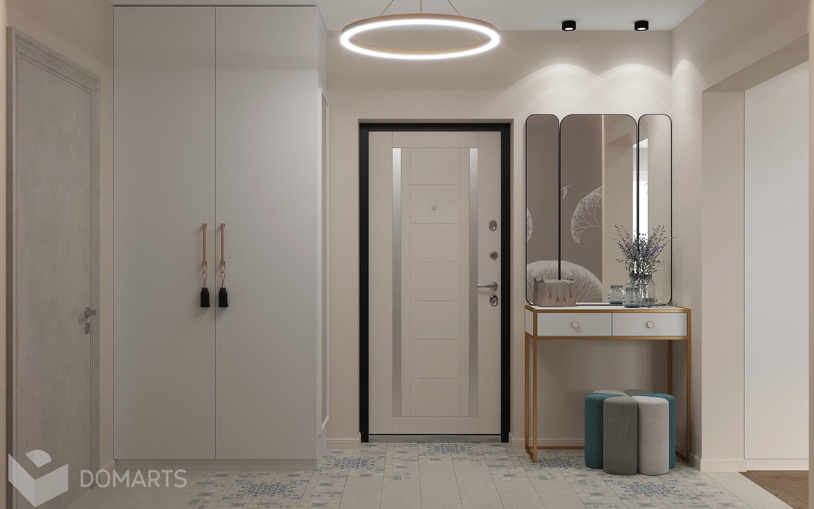 Обложка проекта: Баланс в деталях на 69,3 м2