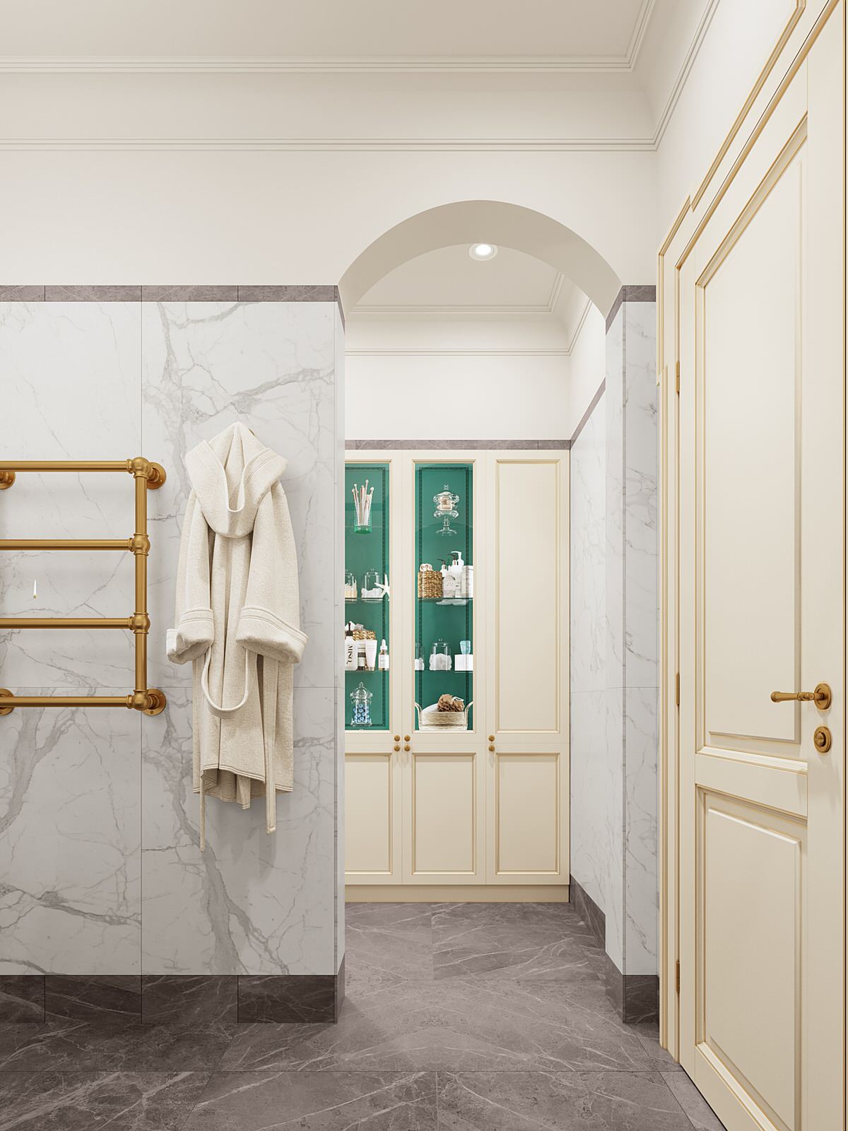 Ванная в классическом стиле