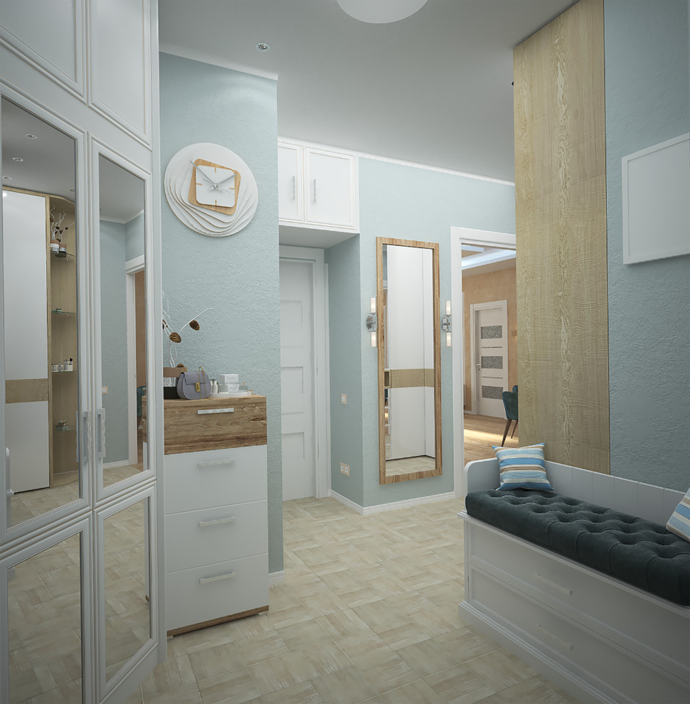 Кухня-гостиная с входной зоной