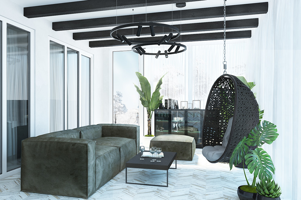 Светлый таунхаус в современном стиле