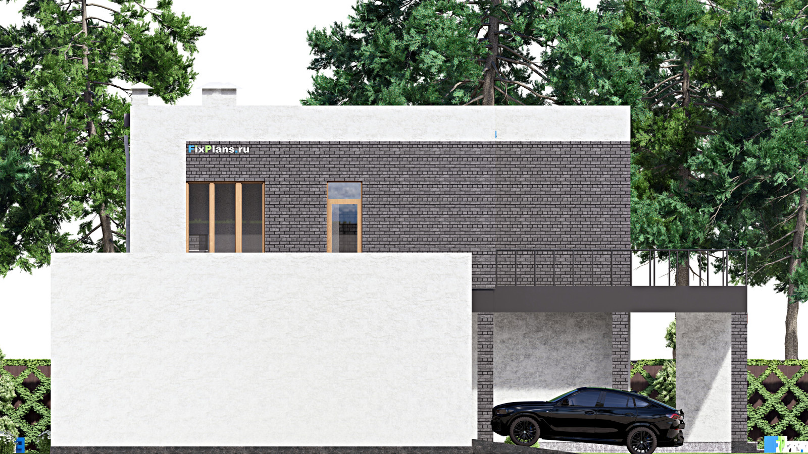 Проект двухэтажного дома 18х24 м S482м2 F-15254