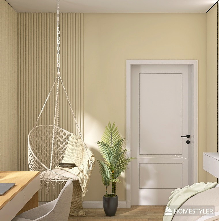 Подростковая комната 10 м2 в современном стиле