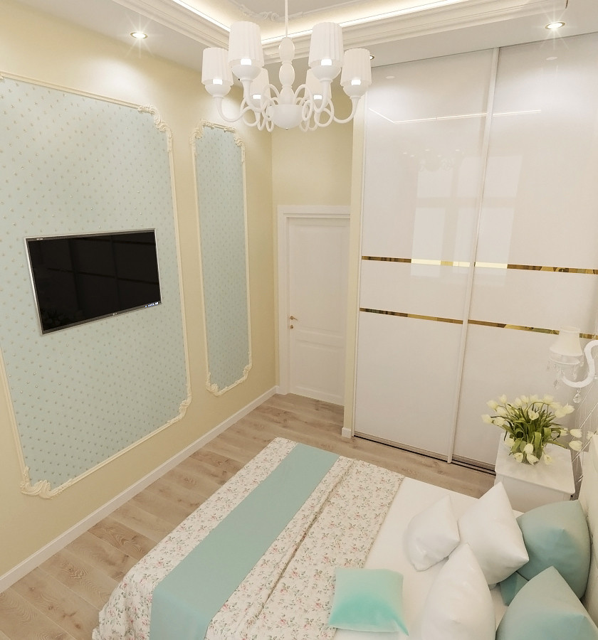 Обложка проекта: Нежная спальня